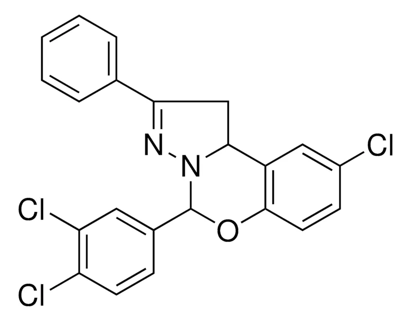 Sigma-Aldrich 8-CL-4-(3,4-DICHLORO-PH)-2-PH-1,9B-2H-5-OXA-3,3A-DIAZA-CYCLOPENTA(A)NAPHTHALENE,AldrichCPR