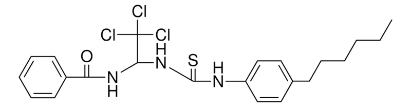 Sigma-Aldrich N-(2,2,2-TRICHLORO-1-(3-(4-HEXYL-PHENYL)-THIOUREIDO)-ETHYL)-BENZAMIDE,AldrichCPR