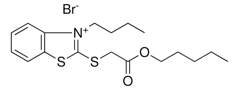 Sigma-Aldrich 3-BUTYL-2-PENTYLOXYCARBONYLMETHYLSULFANYL-BENZOTHIAZOL-3-IUM, BROMIDE,AldrichCPR