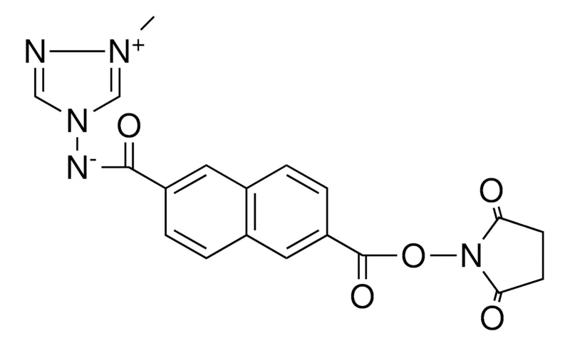 Sigma-Aldrich (6-((2,5-DIOXOPYRROLIDIN-1-YLOXY)CARBONYL)-2-NAPHTHOYL)(1-METHYL-4H-1,2,4-TRIAZOL-1-IUM-4-YL)AMIDE,AldrichCPR