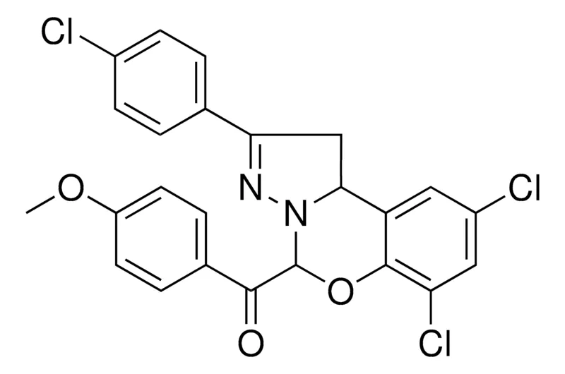 Sigma-Aldrich [7,9-DICHLORO-2-(4-CHLOROPHENYL)-1,10B-DIHYDROPYRAZOLO[1,5-C][1,3]BENZOXAZIN-5-YL](4-METHOXYPHENYL)METHANONE，AldrichCPR