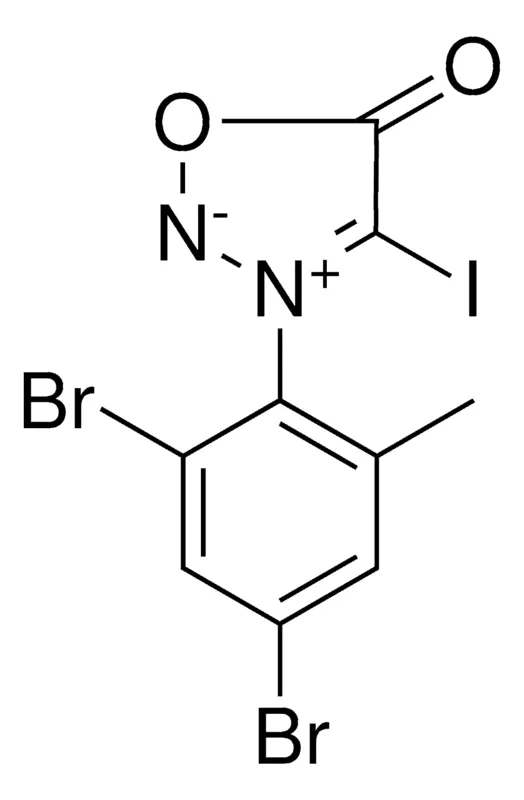 Sigma-Aldrich 3-(2,4-DIBROMO-6-METHYLPHENYL)-4-IODO-5-OXO-5H-1,2,3-OXADIAZOL-3-IUM-2-IDE,AldrichCPR