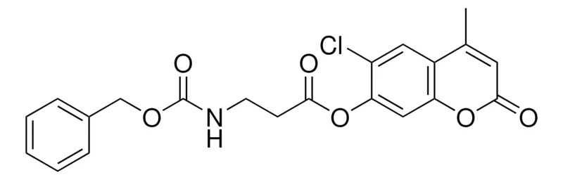 Sigma-Aldrich 3-BENZYLOXYCARBONYLAMINO-PROPIONIC ACID 6-CL-4-ME-2-OXO-2H-CHROMEN-7-YL ESTER,AldrichCPR