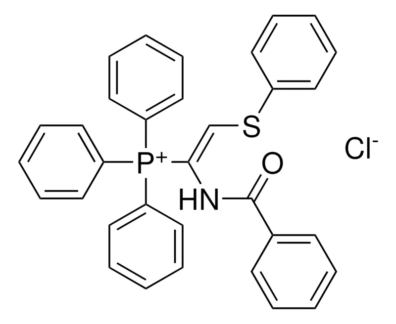 Sigma-Aldrich (1-BENZOYLAMINO-2-PHENYLSULFANYL-VINYL)-TRIPHENYL-PHOSPHONIUM, CHLORIDE,AldrichCPR