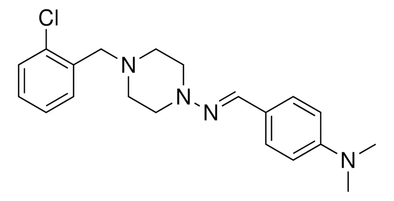 Sigma-Aldrich (4-(2-CHLORO-BENZYL)-PIPERAZIN-1-YL)-(4-DIMETHYLAMINO-BENZYLIDENE)-AMINE,AldrichCPR