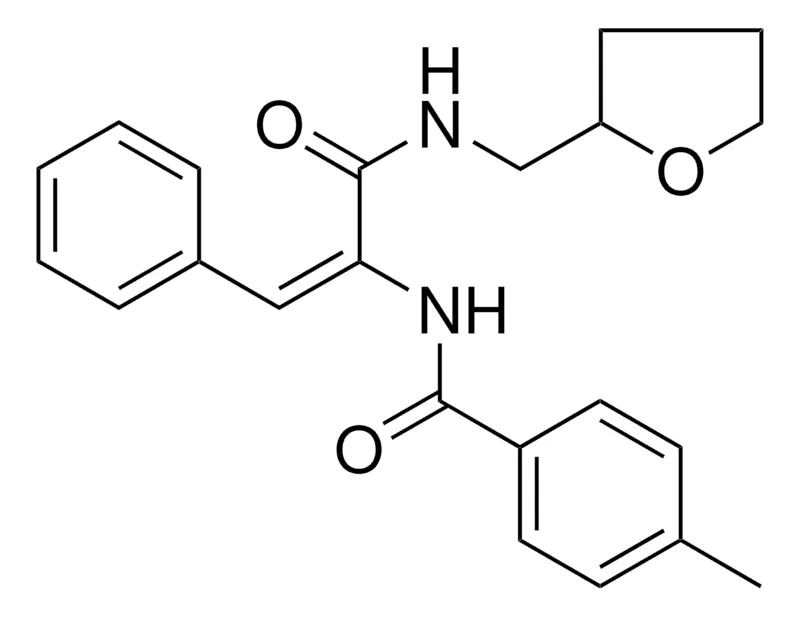 Sigma-Aldrich 4-ME-N-(2-PHENYL-1-((TETRAHYDRO-FURAN-2-YLMETHYL)-CARBAMOYL)-VINYL)-BENZAMIDE,AldrichCPR