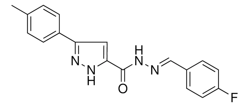 Sigma-Aldrich 5-P-TOLYL-2H-PYRAZOLE-3-CARBOXYLIC ACID (4-FLUORO-BENZYLIDENE)-HYDRAZIDE，AldrichCPR