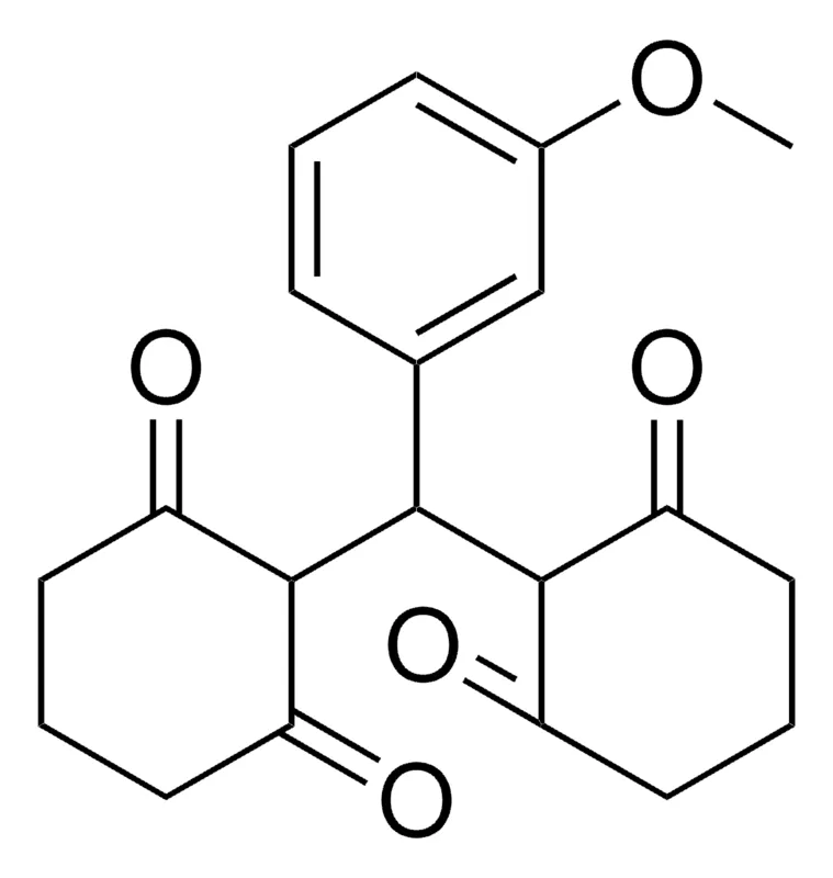 Sigma-Aldrich 2,2'-((3-METHOXYPHENYL)METHYLENE)DICYCLOHEXANE-1,3-DIONE,AldrichCPR