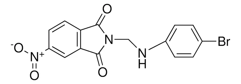 Sigma-Aldrich 2-((4-BROMO-PHENYLAMINO)-METHYL)-5-NITRO-ISOINDOLE-1,3-DIONE,AldrichCPR
