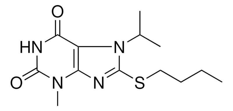 Sigma-Aldrich 8-BUTYLSULFANYL-7-ISOPROPYL-3-METHYL-3,7-DIHYDRO-PURINE-2,6-DIONE,AldrichCPR