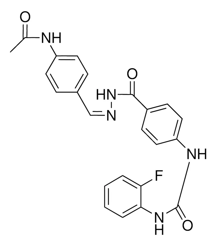 Sigma-Aldrich 4-(3-(2-FLUOROPHENYL)UREIDO)BENZOIC (4-ACETAMIDOBENZYLIDENE)HYDRAZIDE，AldrichCPR