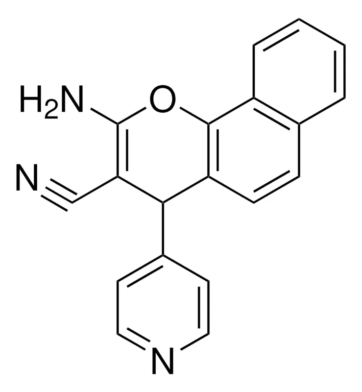 Sigma-Aldrich 2-AMINO-4-PYRIDIN-4-YL-4H-BENZO(H)CHROMENE-3-CARBONITRILE,AldrichCPR