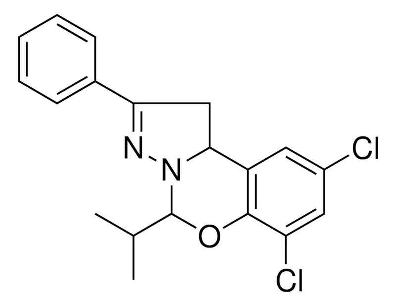 Sigma-Aldrich 6,8-DICHLORO-4-ISOPROPYL-2-PH-1,9B-2H-5-OXA-3,3A-DIAZA-CYCLOPENTA(A)NAPHTHALENE,AldrichCPR