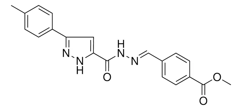 Sigma-Aldrich 4-((5-P-TOLYL-2H-PYRAZOLE-3-CARBONYL)-HYDRAZONOMETHYL)-BENZOIC ACID METHYL ESTER,AldrichCPR