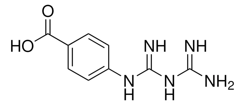 Sigma-Aldrich 4-((((AMINO(IMINO)METHYL)AMINO)(IMINO)METHYL)AMINO)BENZOIC ACID,AldrichCPR