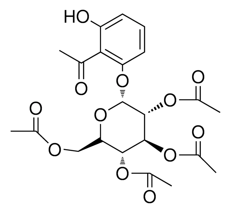 Sigma-Aldrich 1-(2-ACETYL-3-HYDROXY-PHENOXY)-2,3,4,5-TETRAACETYL-GLUCOPYRANOSIDE,AldrichCPR
