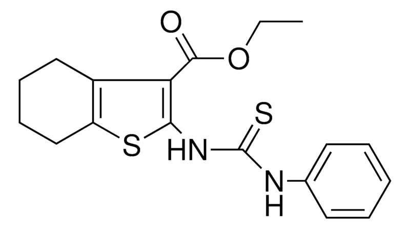 Sigma-Aldrich 2-(3-PH-THIOUREIDO)-4,5,6,7-4H-BENZO(B)THIOPHENE-3-CARBOXYLIC ACID ETHYL ESTER,AldrichCPR