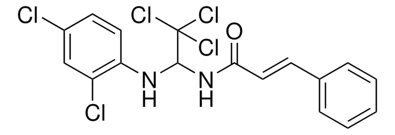 Sigma-Aldrich 3-PHENYL-N-(2,2,2-TRICHLORO-1-(2,4-DICHLORO-PHENYLAMINO)-ETHYL)-ACRYLAMIDE,AldrichCPR