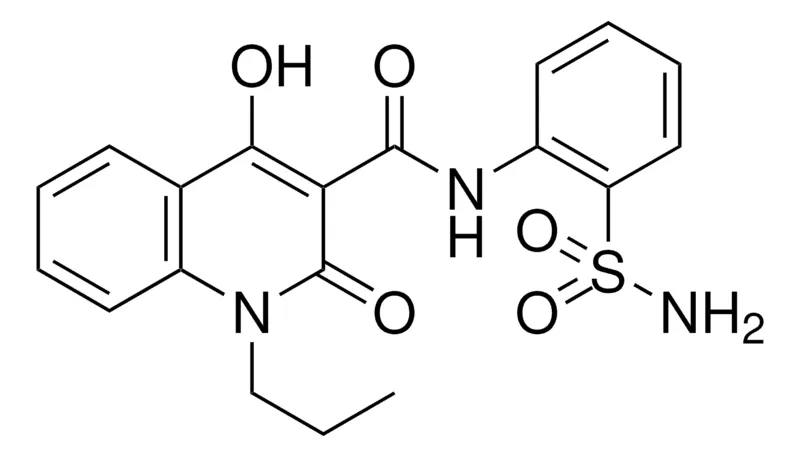 Sigma-Aldrich 4-HO-2-OXO-1-PR-1,2-2H-QUINOLINE-3-CARBOXYLIC ACID (2-SULFAMOYL-PHENYL)-AMIDE,AldrichCPR
