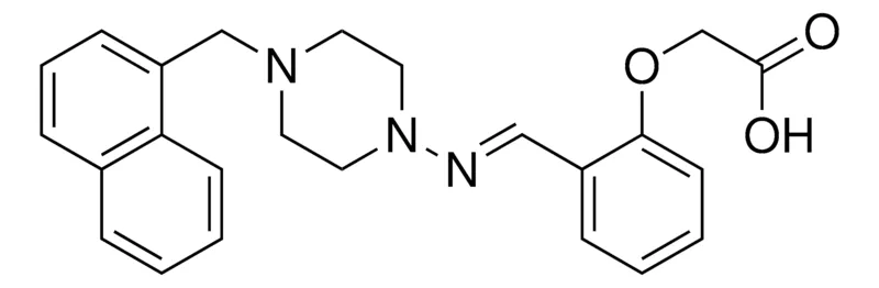 Sigma-Aldrich (2-(((4-(1-NAPHTHYLMETHYL)-1-PIPERAZINYL)IMINO)METHYL)PHENOXY)ACETIC ACID,AldrichCPR