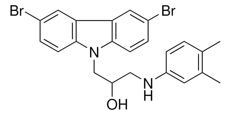 Sigma-Aldrich 1-(3,6-DIBROMO-CARBAZOL-9-YL)-3-(3,4-DIMETHYL-PHENYLAMINO)-PROPAN-2-OL,AldrichCPR