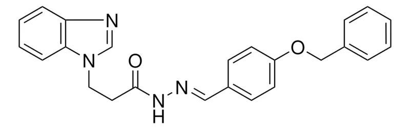 Sigma-Aldrich 3-(1H-BENZIMIDAZOL-1-YL)-N'-(4-(BENZYLOXY)BENZYLIDENE)PROPANOHYDRAZIDE,AldrichCPR