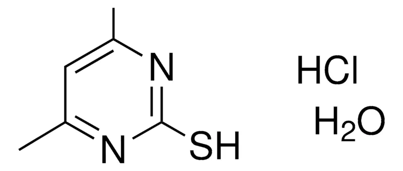 Sigma-Aldrich 4,6-DIMETHYL-2-MERCAPTOPYRIMIDINE HYDROCHLORIDE MONOHYDRATE,AldrichCPR