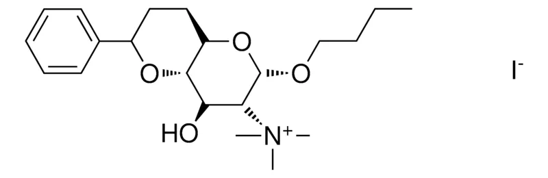 Sigma-Aldrich 2-BUTOXY-4-HO-6-PH-OCTAHYDRO-PYRANO(3,2-B)PYRAN-3-YL-TRIMETHYL-AMMONIUM, IODIDE,AldrichCPR