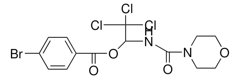 Sigma-Aldrich 4-BR-BENZOIC ACID 2,2,2-TRICHLORO-1-((MORPHOLINE-4-CARBONYL)-AMINO)-ETHYL ESTER,AldrichCPR