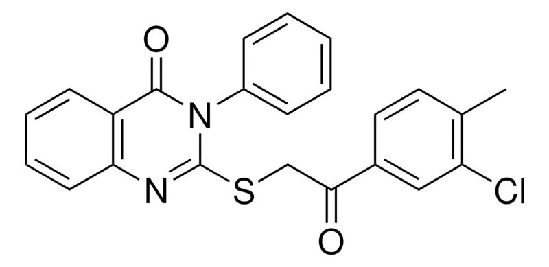 Sigma-Aldrich 2-(2-(3-CL-4-METHYL-PHENYL)-2-OXO-ETHYLSULFANYL)-3-PHENYL-3H-QUINAZOLIN-4-ONE,AldrichCPR