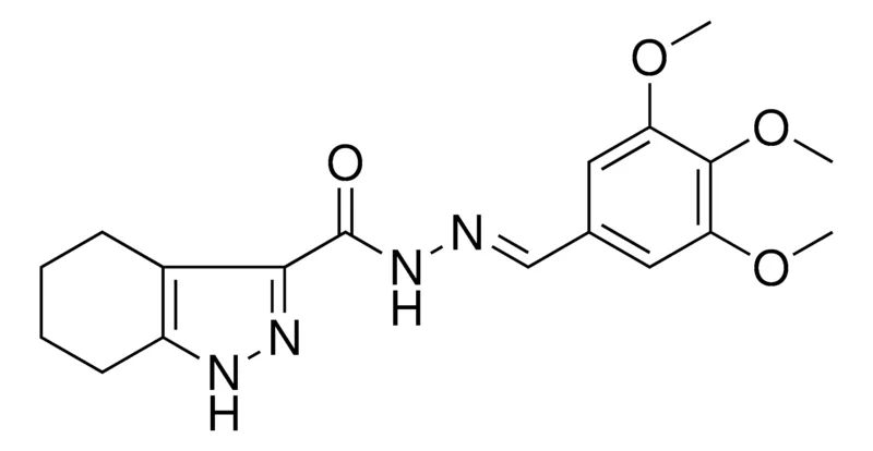 Sigma-Aldrich 4,5,6,7-4H-1H-INDAZOLE-3-CARBOXYLIC ACID (3,4,5-TRIMETHOXY-BENZYLIDENE)HYDRAZIDE,AldrichCPR