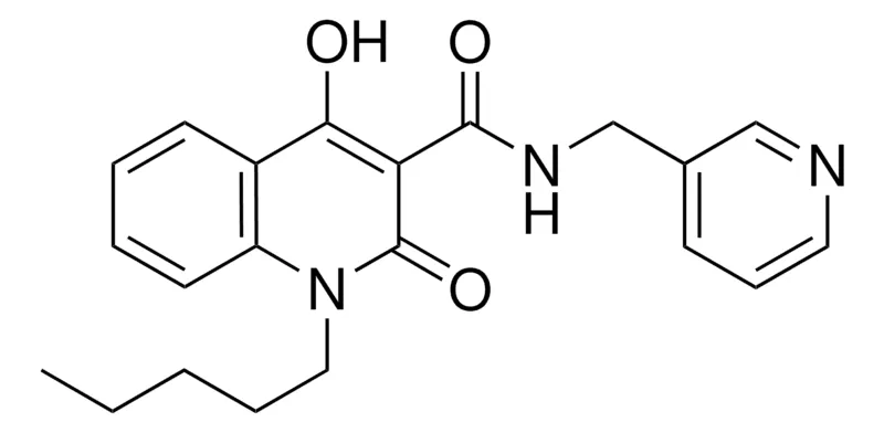 Sigma-Aldrich 4-HO-2-OXO-1-PENTYL-1,2-2H-QUINOLINE-3-CARBOXYLIC ACID (PYRIDIN-3-YLMETHYL)AMIDE,AldrichCPR