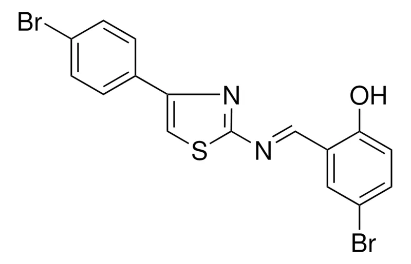 Sigma-Aldrich 4-BROMO-2-((4-(4-BROMO-PHENYL)-THIAZOL-2-YLIMINO)-METHYL)-PHENOL,AldrichCPR