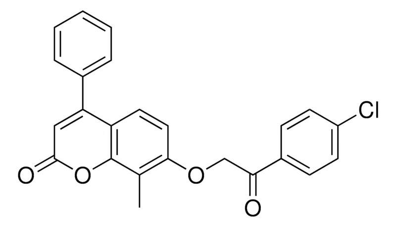 Sigma-Aldrich 7-(2-(4-CHLORO-PHENYL)-2-OXO-ETHOXY)-8-METHYL-4-PHENYL-CHROMEN-2-ONE,AldrichCPR