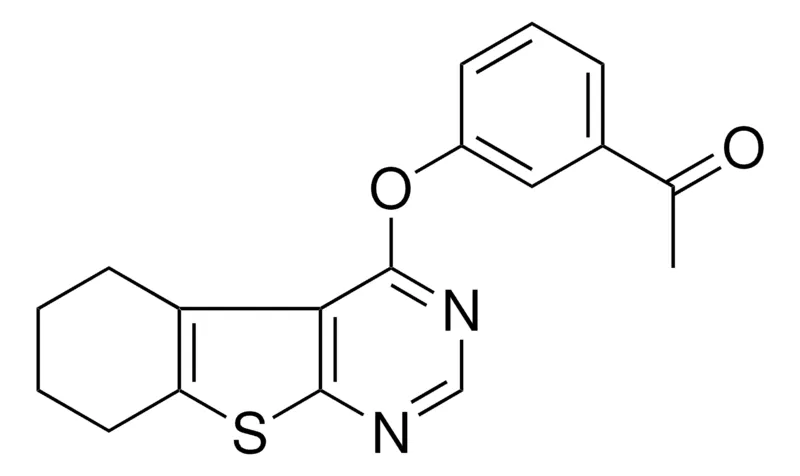Sigma-Aldrich 1-(3-(5,6,7,8-4H-BENZO(4,5)THIENO(2,3-D)PYRIMIDIN-4-YLOXY)-PHENYL)-ETHANONE,AldrichCPR