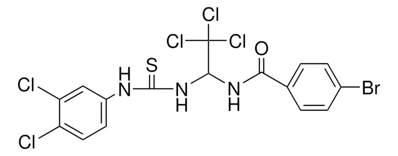 Sigma-Aldrich 4-BR-N-(2,2,2-TRICHLORO-1-(3-(3,4-DICHLORO-PHENYL)-THIOUREIDO)-ETHYL)-BENZAMIDE，AldrichCPR