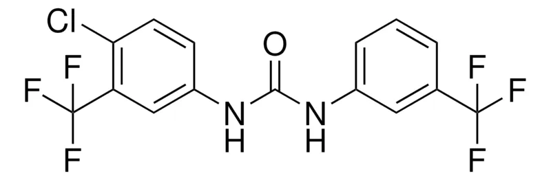 Sigma-Aldrich N-(4-CHLORO-3-(TRIFLUOROMETHYL)PHENYL)-N'-(3-(TRIFLUOROMETHYL)PHENYL)UREA,AldrichCPR
