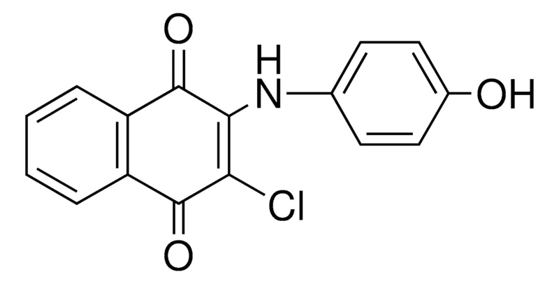 Sigma-Aldrich 2-CHLORO-3-(4-HYDROXY-PHENYLAMINO)-(1,4)NAPHTHOQUINONE,AldrichCPR