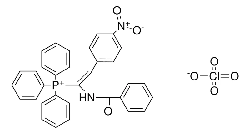 Sigma-Aldrich (1-BENZOYLAMINO-2-(4-NITRO-PHENYL)-VINYL)-TRIPHENYL-PHOSPHONIUM, PERCHLORATE,AldrichCPR