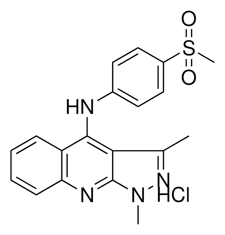 Sigma-Aldrich (1,3-DIMETHYL-1H-PYRAZOLO(3,4-B)QUINOLIN-4-YL)-(4-METHANESULFONYL-PH)-AMINE, HCL，AldrichCPR