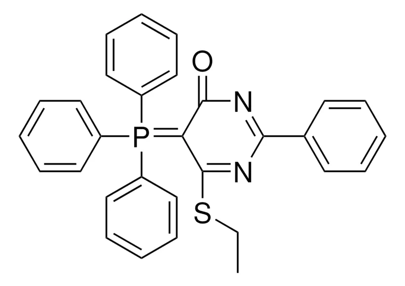 Sigma-Aldrich 6-ETHYLSULFANYL-2-PHENYL-5-(TRIPHENYL-PHOSPHANYLIDENE)-5H-PYRIMIDIN-4-ONE,AldrichCPR