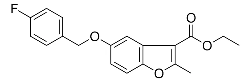 Sigma-Aldrich 5-(4-FLUORO-BENZYLOXY)-2-METHYL-BENZOFURAN-3-CARBOXYLIC ACID ETHYL ESTER,AldrichCPR