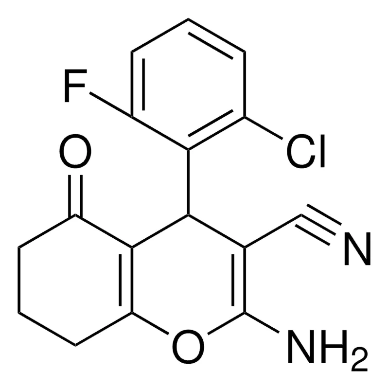 Sigma-Aldrich 2-AMINO-4-(2-CL-6-F-PHENYL)-5-OXO-5,6,7,8-TETRAHYDRO-4H-CHROMENE-3-CARBONITRILE,AldrichCPR