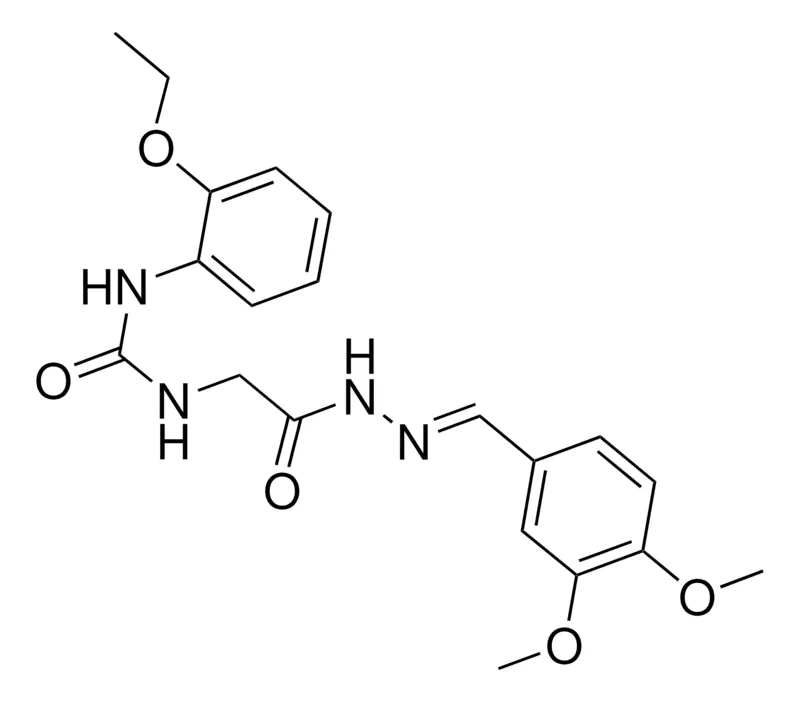Sigma-Aldrich 2-(3-(2-ETHOXYPHENYL)UREIDO)ACETIC (3,4-DIMETHOXYBENZYLIDENE)HYDRAZIDE,AldrichCPR