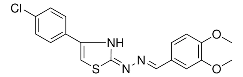 Sigma-Aldrich 3,4-DIMETHOXYBENZALDEHYDE (4-(4-CL-PHENYL)-1,3-THIAZOL-2(3H)-YLIDENE)HYDRAZONE,AldrichCPR