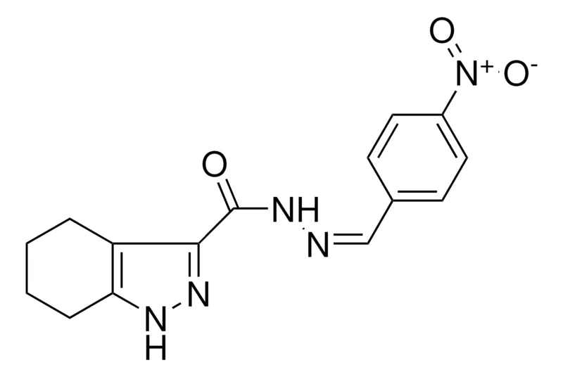 Sigma-Aldrich 4,5,6,7-TETRAHYDRO-1H-INDAZOLE-3-CARBOXYLIC ACID (4-NITRO-BENZYLIDENE)-HYDRAZIDE,AldrichCPR