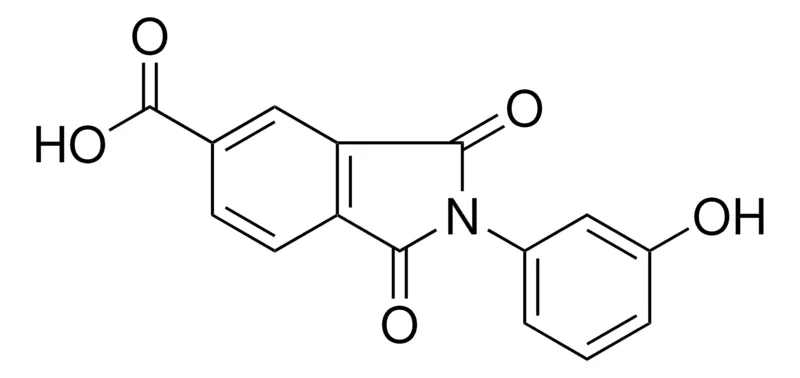 Sigma-Aldrich 2-(3-HYDROXY-PHENYL)-1,3-DIOXO-2,3-DIHYDRO-1H-ISOINDOLE-5-CARBOXYLIC ACID,AldrichCPR