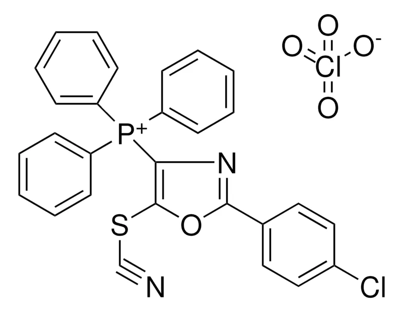 Sigma-Aldrich (2-(4-CL-PHENYL)-5-THIOCYANATO-OXAZOL-4-YL)-TRIPHENYL-PHOSPHONIUM, PERCHLORATE,AldrichCPR