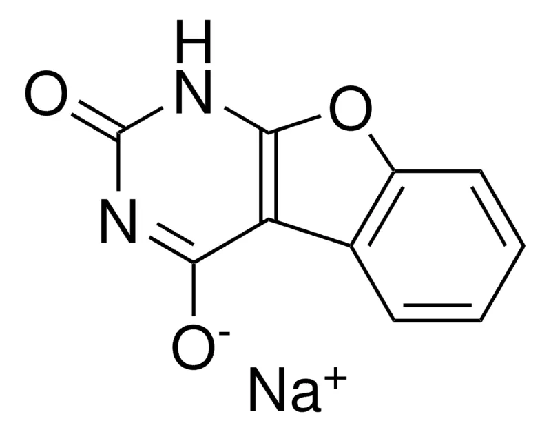 Sigma-Aldrich 4-HYDROXYBENZOFURO(2,3-D)PYRIMID-2(1H)-ONE, SODIUM SALT,AldrichCPR