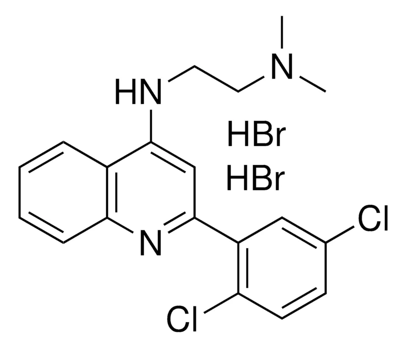 Sigma-Aldrich N-(2-(2,5-DICHLORO-PHENYL)-QUINOLIN-4-YL)-N',N'-DI-ME-ETHANE-1,2-DIAMINE, 2 HBR,AldrichCPR
